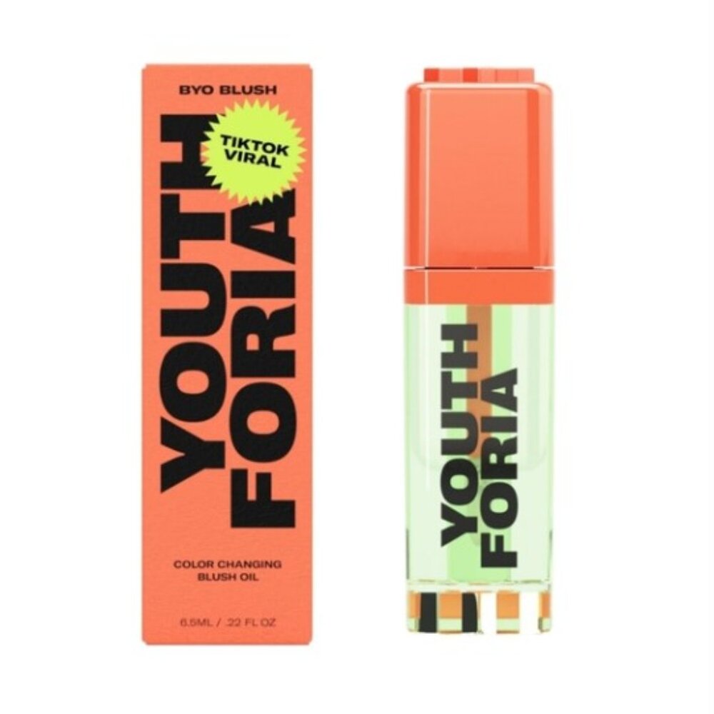 BYO BLUSH Color Changing Blush Oil in Chemical Reaction pH Color Changing